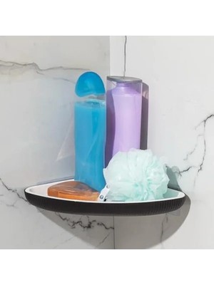 Hakay Paslanmaz Duş Rafı - Yapışkanlı Banyo Düzenleyici