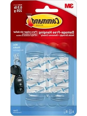 Hakay 17006 Clr Haken S (6 Kanca + 8 Şerit) Şeffaf