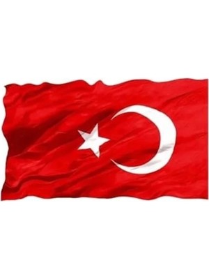 Hakay 100X150 cm Bez Türk Bayrağı, Dayanıklı ve Uzun Süreli Kullanım