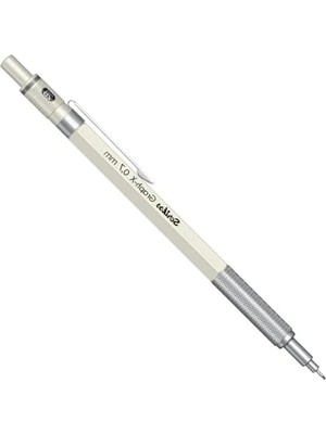 Hakay Mekanik Kurşun Kalem, 0.7 mm Uç, Beyaz Renkli Tasarım