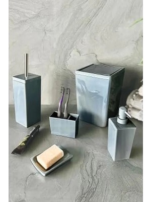 Hakay Biga Banyo Seti-Gri