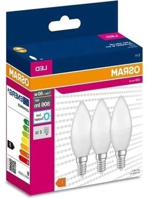Hakay 75W (60W) 3'lü Beyaz LED Ampul, 6500K E14