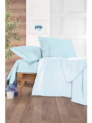 Monolisse Cozy Pike Takımı Tek Kişilik Bebe Mavi 160*230 cm
