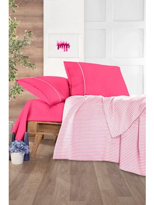 Monolisse Cozy Pike Takımı Tek Kişilik Pembe 160*230 cm