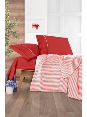 Monolisse Cozy Pike Takımı Tek Kişilik Mercan 160*230 cm