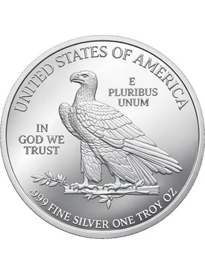 AgaKulche Amerikan Kartalı Gümüş Sikke Coin 999 Ayar 31,10 gr Türkiye Menşeli Özel Tasarım
