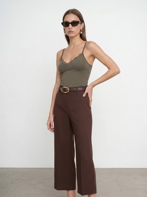 Dilvin 21191 Dantelli Top-Haki