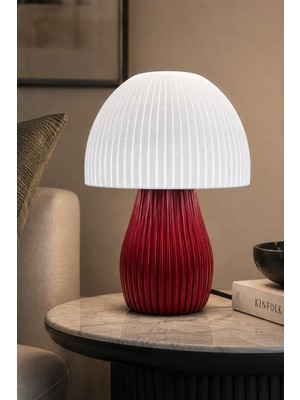 Ceviz Dizayn Abajur- Baş Ucu Lambası – Elegant Serisi Abajur – Modern Ev Dekorasyonu