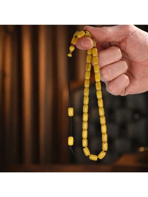 Mirari Jewelry Osmanlı Sıkma Benzetme Sistemli Kehribar Tesbih