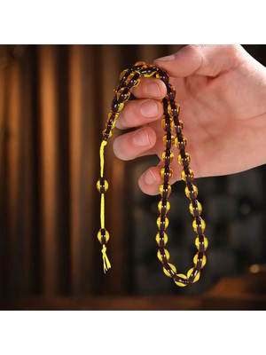 Mirari Jewelry Osmanlı Ateş Benzetme Sistemli Kehribar Tesbih