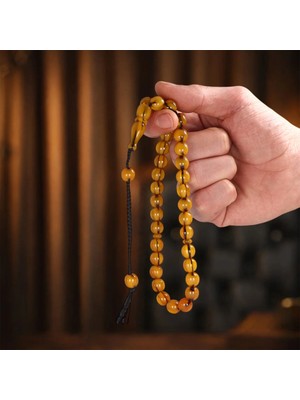 Mirari Jewelry Osmanlı Sıkma Benzetme Sistemli Kehribar Tesbih