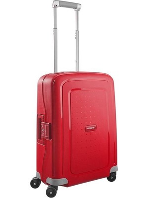 Samsonite S'cure Polipropilen Kırmızı Büyük Boy Valiz Outlet