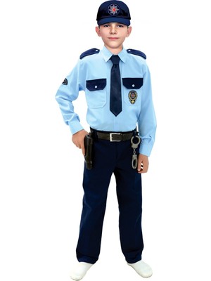 Oulabi Mir Türk Polis Kostümü Çocuk Kıyafeti