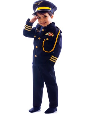 Oulabi Mir Pilot Kostümü Çocuk Kıyafeti