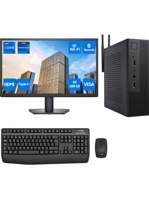 Turbox Mini-83 I5 9400 8gb Ram 256GB M2 Nvme SSD 23.8 Inç Fhd Dell Monitör Kurumsal Ofis Mini Pc