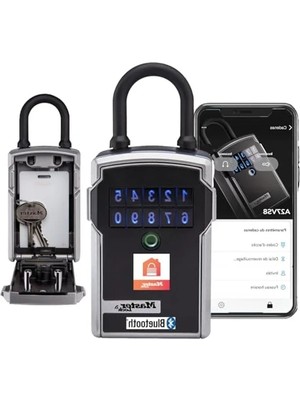 Esranın Dünyası Master Lock Bluetooth Anahtar Kutusu [bluetooth Veya Şifreli Kilit] [braket] [hava Koşullarına Dayanıklı] 5440EURD - Access Akıllı Anahtar Kutusunu Seçin