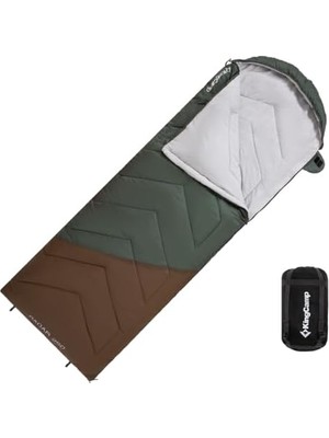 Radar 250 Deluxe -3°c Uyku Tulumu Green & Brown