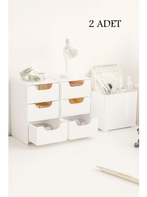 Empressco Lilya Home Tidy 2 Adet Mini Çekmece Organizer 3 Çekmeceli Çok Amaçlı Düzenleyici-Takı Hobi Aksesuar Organizeri - Fiyatı, Yorumları