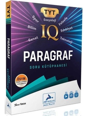 3D Yayınları Paraf Yks Tyt Paragraf Iq Soru Kütüphanesi Paraf Yayınları