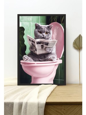 Empressco Cadran Kedi Tasarımlı Çerçeve Görünümlü Mdf Tablo - Fiyatı, Yorumları