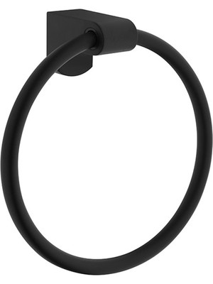 Artema A4407236 Base 700 Mat Siyah Halka Havluluk