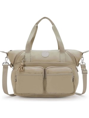 Kipling Kıplıng New Art Duo Pocket Büyük Boy Omuz Çantası