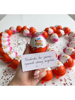 Moonpiece Collection Içinden Ciddi Ilişki Yüzüğü Çıkan Kinder Joy Ayarlanabilir Yüzük Hediye Sevgili Arkadaş