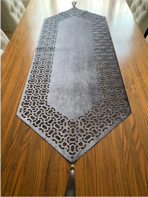 Nurhan Home Collection Trendy Modeli Füme Renk Masa Runner