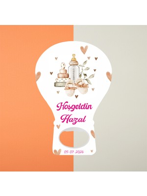 Hedef Plus 20 Adet Açacak Kız Magnet , Mevlit , Yenidoğan Bebek Açacak Magneti