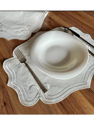 Nurhan Home Collection 2 Adet Curly Modeli Amerikan Servis Supla