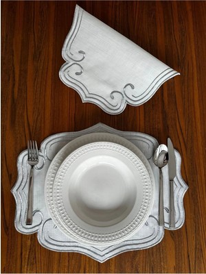 Nurhan Home Collection 2 Adet Curly Modeli Amerikan Servis Supla