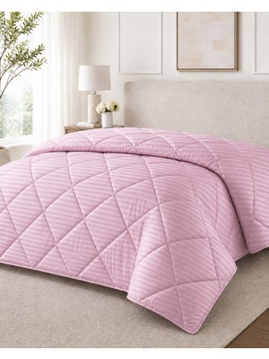 Bella Home Çift Kişilik 195X215 cm Silindir Mikro Jakarlı Silikon Yorgan – Nefes Alan, Yumuşak ve Konforlu Dolgu