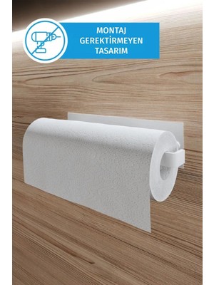 Empressco 3ART Metal Yapışkanlı Metal Kağıt Havlu Peçetelik - Yapışkanlı Demir Askılık - Havluluk Banyo Askısı - Fiyatı, Yorumları
