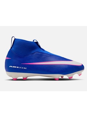 Nike Jr Mercurial Zoom Superfly 10 Academy Fg/mg Çocuk Mavi Futbol Krampon FQ8304-446 Ç-190