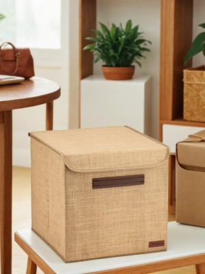 Empressco Ph Prendi Home Jüt Deri Saplı Kapaklı Kutu - Fiyatı, Yorumları