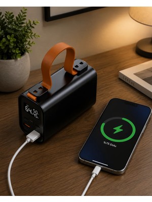 Cenk Xstore 50000 Mah Powerbank Süper Hızlı Şarj LED Göstergeli Taşınabilir Şarj Cihazı