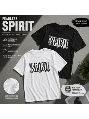 Tişört Kodu Fearless Spirit Regular Fit Erkek Tişört