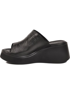 Pierre Cardin Siyah Topuklu Kadın Terlik PC-54610 Z