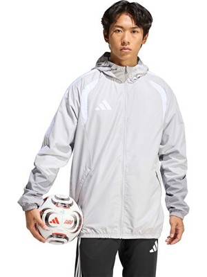 Adidas TIRO26C Aw Jkt Erkek Futbol Antrenman Yağmurluk KB0138 Gri