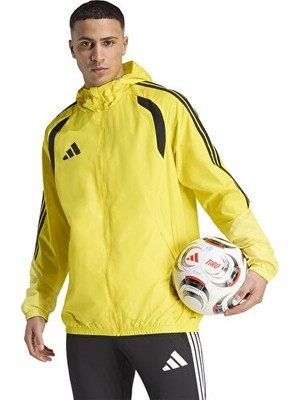 Adidas TIRO26C Aw Jkt Erkek Futbol Antrenman Yağmurluk KB0139 Sarı