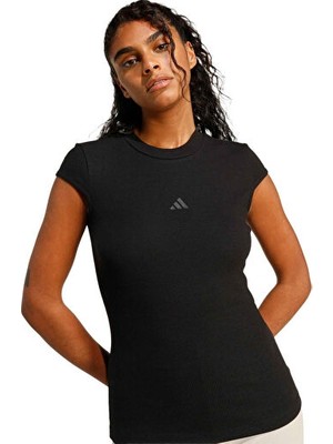 Adidas W Coq Tee Kadın Günlük Tişört JZ0278 Siyah