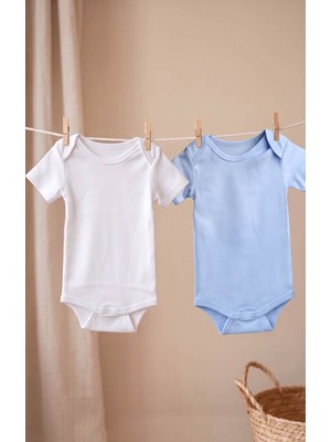 Dolcetots 2'li Set %100 Pamuk Bebek Body & Zıbın