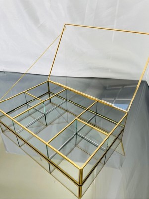 Empressco Bt Bera Tasarım Gold Bölmeli Organizer-Cam Kutu-Çikolata Kutusu - Fiyatı, Yorumları