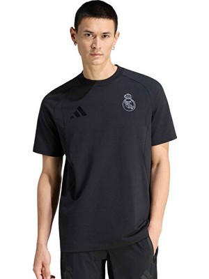Adidas Real Tt Tee Erkek Futbol Tişörtü KC7809 Siyah