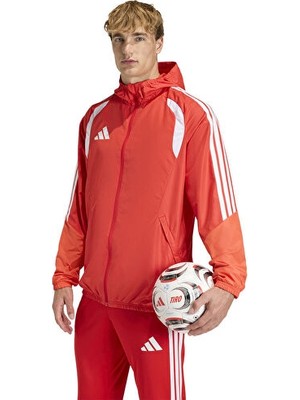 Adidas TIRO26C Aw Jkt Erkek Futbol Antrenman Yağmurluk KB0142 Kırmızı