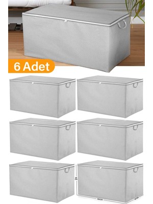 Empressco Serstil 6 Adet - Mega Boy Gri Benekli Yorgan Hurcu - 100X50X50 cm - Fiyatı, Yorumları