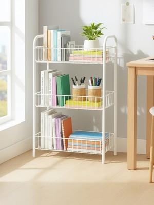 Empressco Emkatex 3 Katlı Kitaplık & Ayakkabılık, Banyo, Mutfak, Oyuncak Rafı Metal Kitaplık 60X40X23 cm - Fiyatı, Yorumları