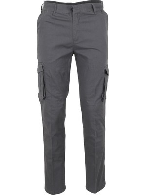 Modarar Erkek Keten Kargo Pantolon Gri Renk RAR01441