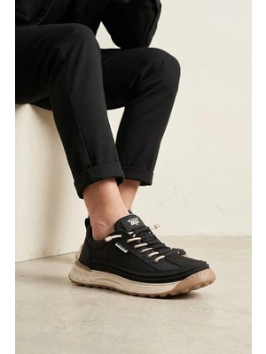 Bulldozer Buldozer 261437 Erkek Klasik Sneaker Siyah