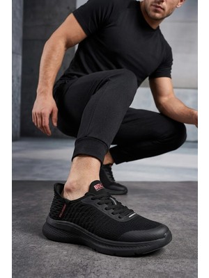 Bulldozer Buldozer 261426 Erkek Klasik Sneaker Siyah